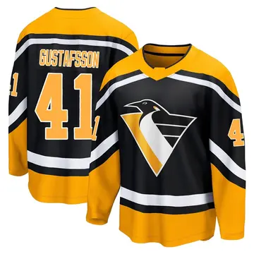 Men's David Gustafsson Pittsburgh Penguins ＃41 Breakaway Black Special Edition 2.0 Jersey