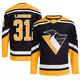 Men's Filip Larsson Pittsburgh Penguins ＃31 Authentic Black Reverse Retro 2.0 Jersey