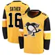 Men's Glen Sather Pittsburgh Penguins ＃16 Breakaway Gold Alternate Jersey
