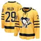 Men's Greg Millen Pittsburgh Penguins ＃29 Breakaway Gold Alternate 2025 Jersey