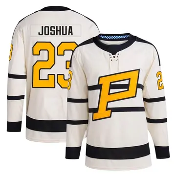 Men's Jagger Joshua Pittsburgh Penguins ＃23 Authentic Cream 2023 Winter Classic Jersey