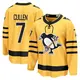 Men's Matt Cullen Pittsburgh Penguins ＃7 Breakaway Gold Alternate 2025 Jersey
