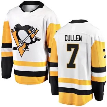 Men's Matt Cullen Pittsburgh Penguins ＃7 Breakaway White Away Jersey