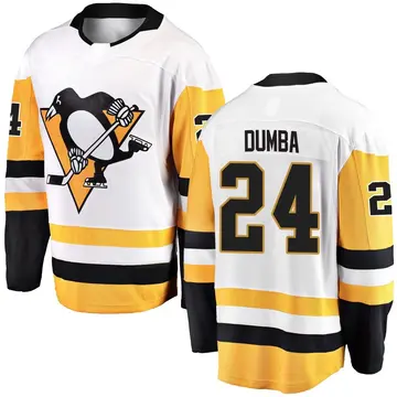 Men's Matt Dumba Pittsburgh Penguins ＃24 Breakaway White Away Jersey