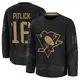 Men's Rem Pitlick Pittsburgh Penguins ＃16 Premium Black 2024 Military Appreciation Practice Jersey