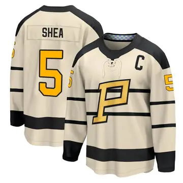 Men's Ryan Shea Pittsburgh Penguins ＃5 Cream 2023 Winter Classic Jersey