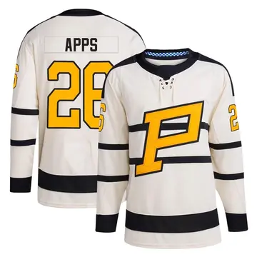 Men's Syl Apps Pittsburgh Penguins ＃26 Authentic Cream 2023 Winter Classic Jersey