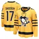 Men's Tomas Sandstrom Pittsburgh Penguins ＃17 Breakaway Gold Alternate 2025 Jersey