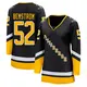 Women's Emil Bemstrom Pittsburgh Penguins ＃52 Breakaway Black 2021/22 Alternate Premier Player Jersey