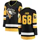 Women's Jaromir Jagr Pittsburgh Penguins ＃68 Breakaway Black Home Jersey