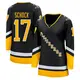 Women's Ron Schock Pittsburgh Penguins ＃17 Breakaway Black 2021/22 Alternate Premier Player Jersey