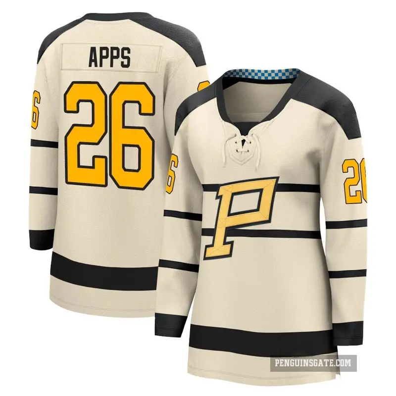 Women's Syl Apps Pittsburgh Penguins ＃26 Cream 2023 Winter Classic Jersey
