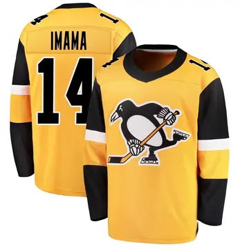 Youth Bokondji Imama Pittsburgh Penguins ＃14 Breakaway Gold Alternate Jersey