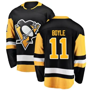 Youth Brian Boyle Pittsburgh Penguins ＃11 Breakaway Black Home Jersey