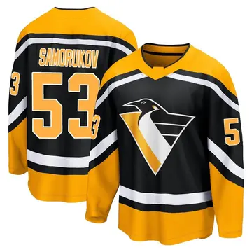 Youth Dmitri Samorukov Pittsburgh Penguins ＃53 Breakaway Black Special Edition 2.0 Jersey