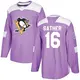 Youth Glen Sather Pittsburgh Penguins ＃16 Authentic Purple Fights Cancer Practice Jersey