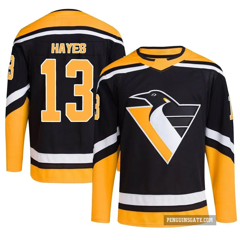 Youth Kevin Hayes Pittsburgh Penguins ＃13 Authentic Black Reverse Retro 2.0 Jersey