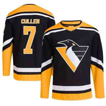 Youth Matt Cullen Pittsburgh Penguins ＃7 Authentic Black Reverse Retro 2.0 Jersey