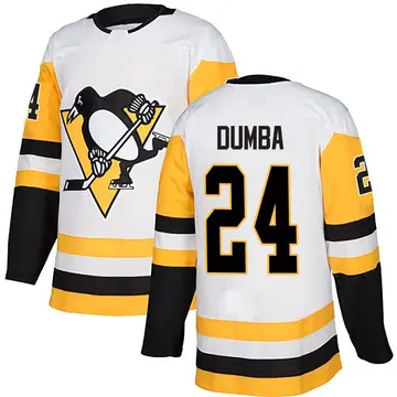 Youth Matt Dumba Pittsburgh Penguins ＃24 Authentic White Away Jersey