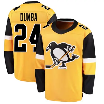 Youth Matt Dumba Pittsburgh Penguins ＃24 Breakaway Gold Alternate Jersey