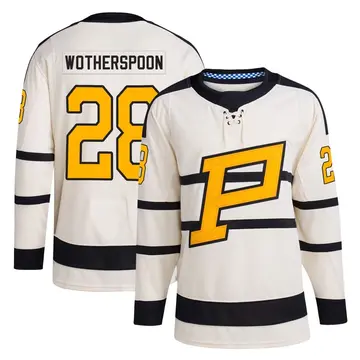 Youth Parker Wotherspoon Pittsburgh Penguins ＃28 Authentic Cream 2023 Winter Classic Jersey