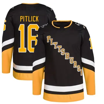 Youth Rem Pitlick Pittsburgh Penguins ＃16 Authentic Black 2021/22 Alternate Primegreen Pro Player Jersey