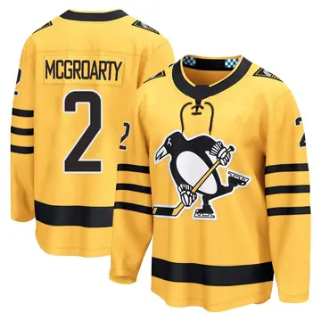 Youth Rutger McGroarty Pittsburgh Penguins ＃2 Breakaway Gold Alternate 2025 Jersey