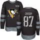 Youth Sidney Crosby Pittsburgh Penguins ＃87 Authentic Black 1917-2017 100th Anniversary Jersey