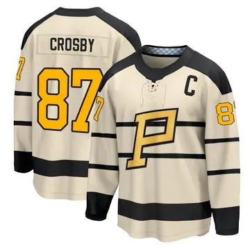 Youth Sidney Crosby Pittsburgh Penguins ＃87 Cream 2023 Winter Classic Jersey